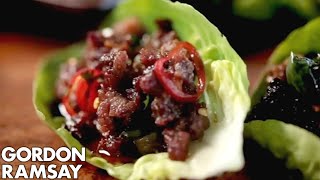 Chilli Beef Lettuce Wraps - Gordon Ramsay