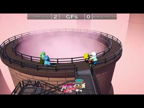 Ack & Phoenixite vs WorstLetter & amz - Gang Beasts Grand Finals - Shadow World MINI