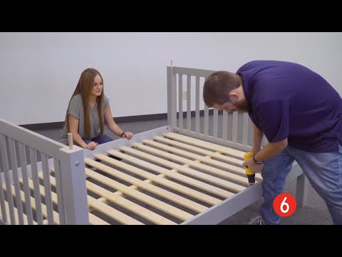 BK981EL Full over Full Bunk Bed Assembly