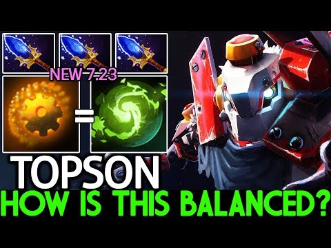 TOPSON [Clockwerk] How Is This Balanced? Imba New Scepter Meta 7.23 Dota 2