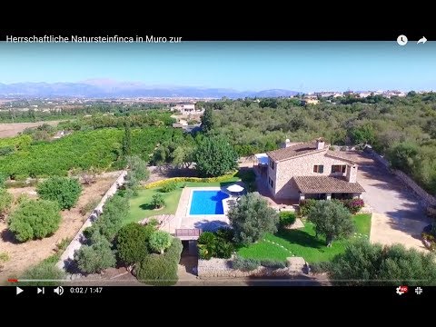Herrschaftliche Natursteinfinca in Muro zur Ferienmiete auf Mallorca