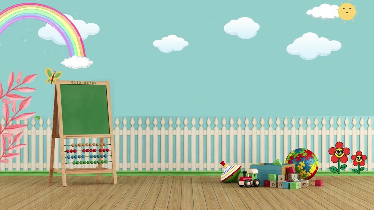 Virtual Classroom Background/Animated Classroom Background