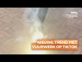 Gevaarlijke vuurwerktrend op TikTok: 'Dit kan natuurlijk nooit goed aflopen'