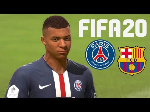 FIFA 20 ROAD TO DIVISION 1 PART 100 - PSG VS BARCELONA - FIFA 20 Online Seasons Gameplay