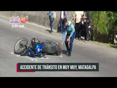 Grave accidente en Muy Muy Matagalpa
