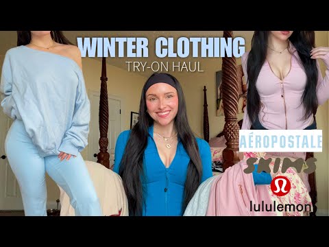 WINTER CLOTHING TRY-ON HAUL ❄️ | Lululemon, White Fox, SKIMS & More