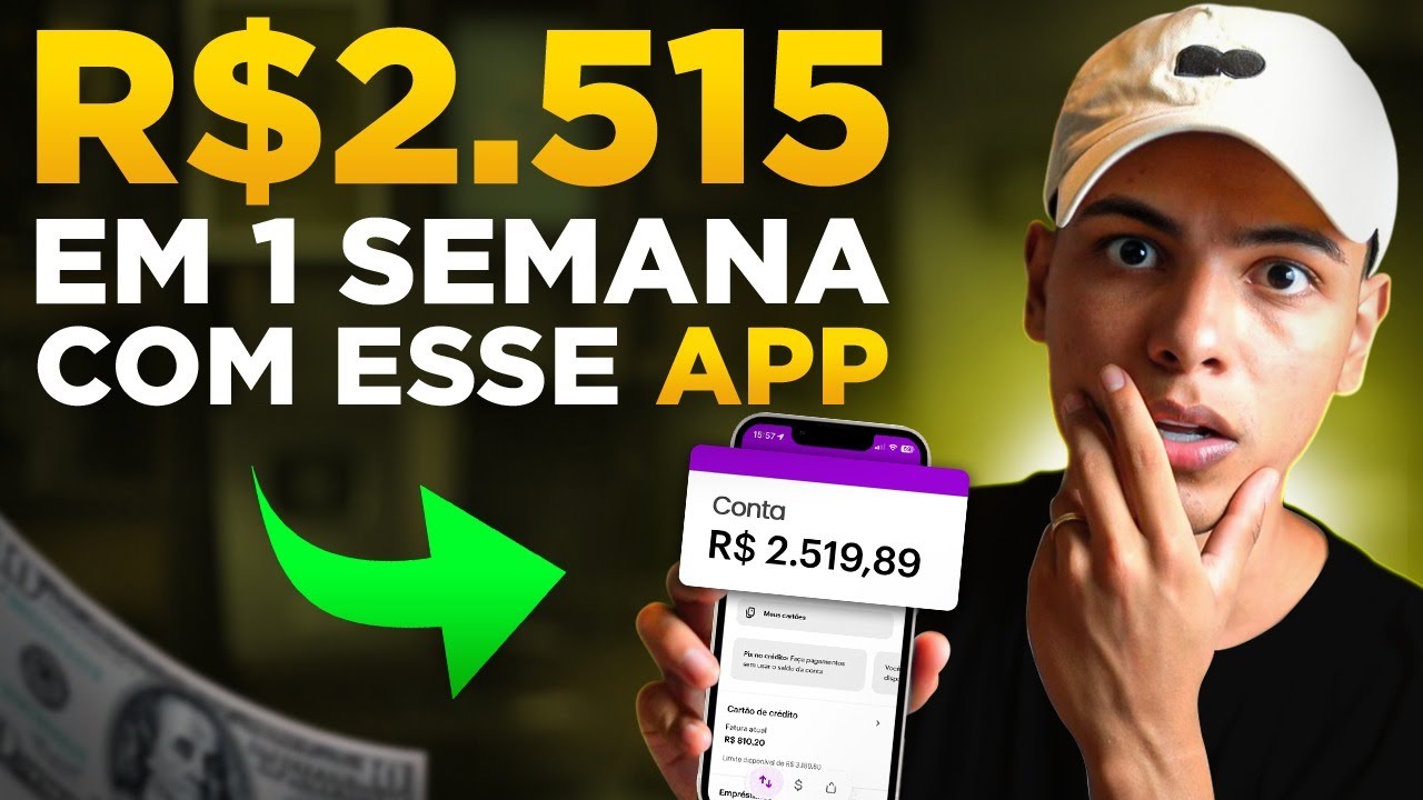 FIZ MAIS DE 2 MIL REAIS EM UMA SEMANA COM ESSE APP 😳 (Ganhe dinheiro online)