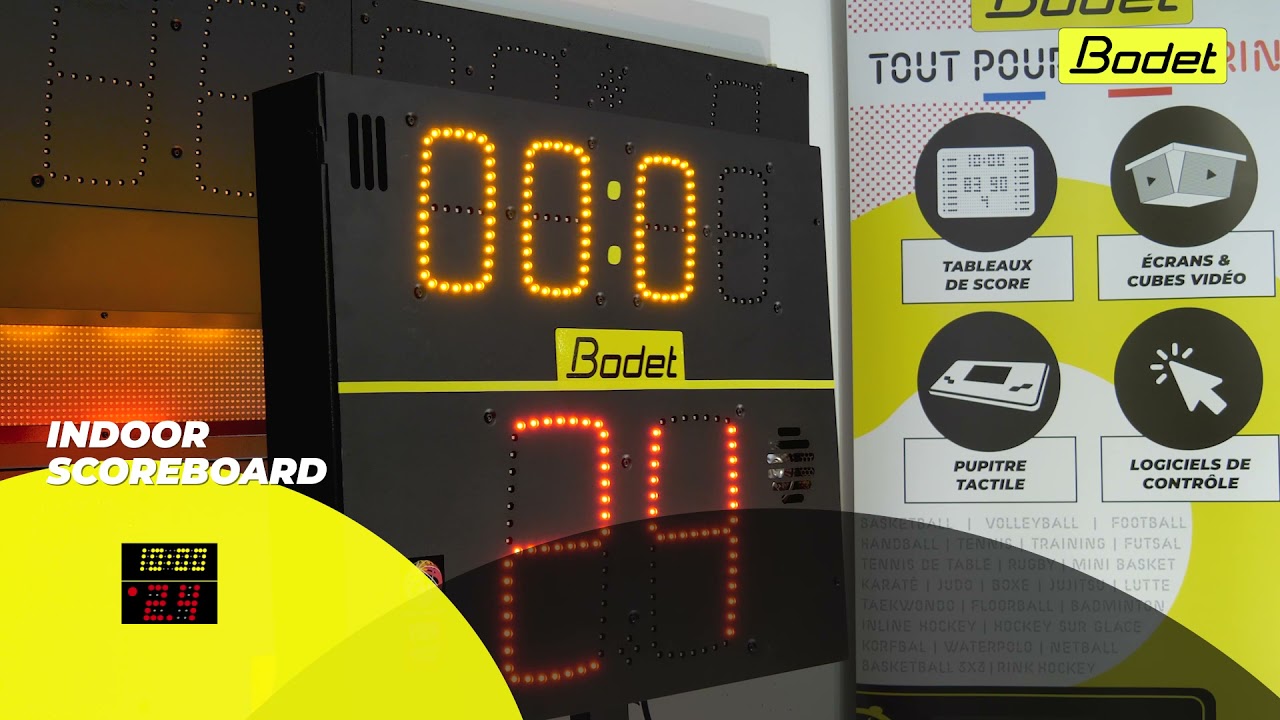 Indoor scoreboards > Contenus de la page