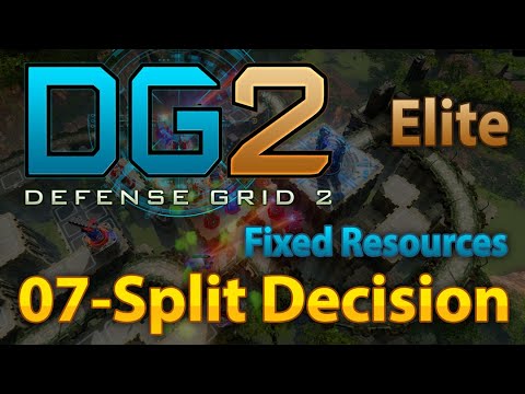 Defensegrid 2 - Elite - 07 Split Decision - Fixed Resources