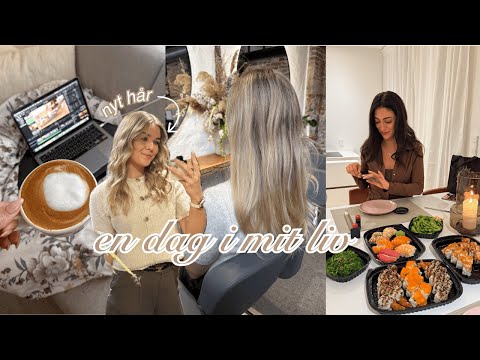 VLOG: en fredag i mit liv med sushi og jeg bliver klippet