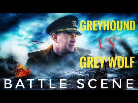 Greyhound movieclip- Greyhound vs Greywolf. USS Fletcher class Destroyer vs German's U-69 submarine.