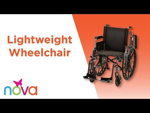 Lightweight Wheelchair with Flip-Up Desk Arms - Features and How To Assemble 7160 , 7180, 7200