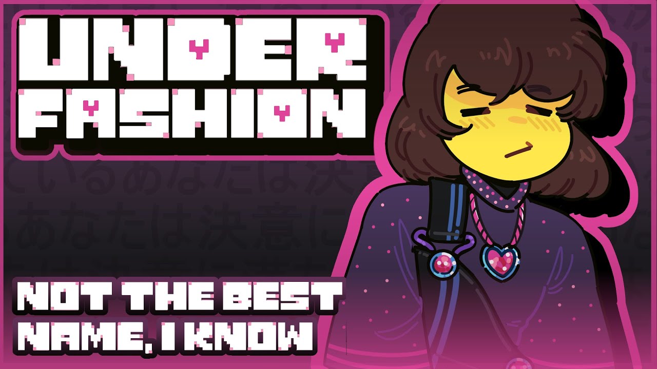 designing outfits for the UNDERTALE cast