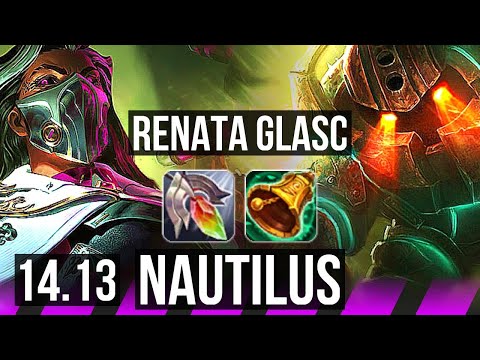 RENATA GLASC & Ashe vs NAUTILUS & Kai'Sa (SUP) | Rank 2 Renata Glasc, 0/2/16 | TR Challenger | 14.13