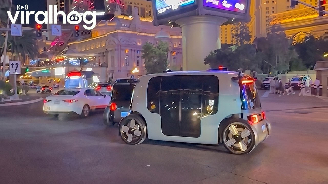 Driverless Drama in Las Vegas || ViralHog