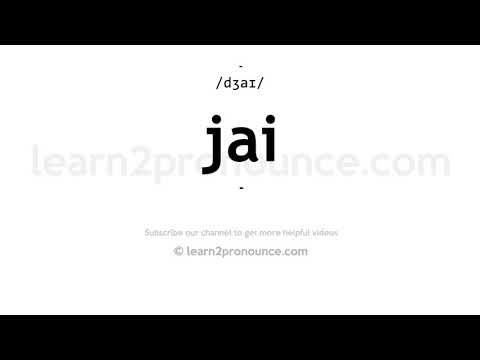 How to pronounce Jai | English pronunciation