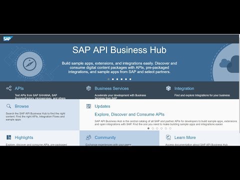 2 Min Demo of SAP Web IDE + SAP API Business Hub