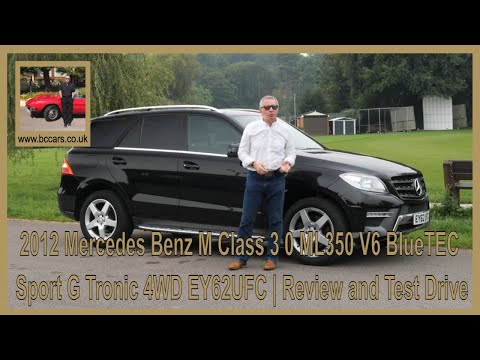 2012 Mercedes Benz M Class 3 0 ML350 V6 BlueTEC Sport G Tronic 4WD EY62UFC | Review and Test Drive