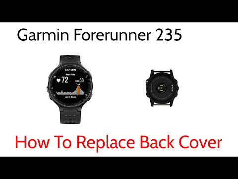 Tutorial How To Replace Repair Garmin Forerunner Back Cover
