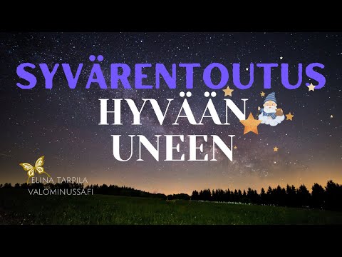 Ohjattu meditaatio NUKAHTAMISEEN ja LEVOLLISEEN UNEEN. Musiikkina hoitava 432 hz