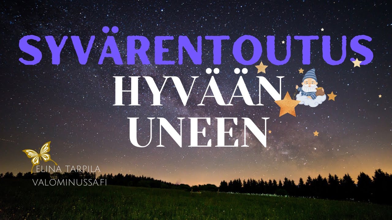 Ohjattu meditaatio NUKAHTAMISEEN ja LEVOLLISEEN UNEEN. Musiikkina hoitava 432 hz