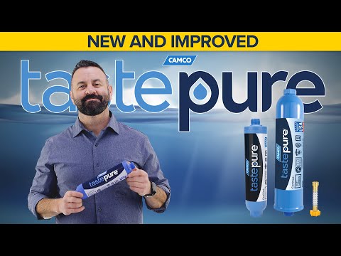TASTEPURE - RV Water Filter w/ Flexible Hose Protector