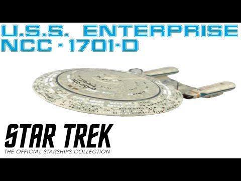 Star Trek the Official Starships Collection Issue #1 U.S.S. Enterprise NCC-1701-D by Eaglemoss