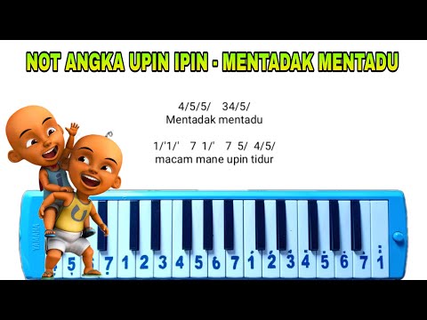 Not Pianika Upin Ipin - Mentadak Mentadu