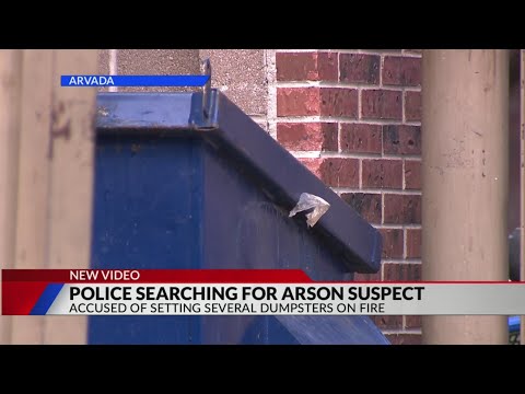 Caught on camera: Man suspected in 11 dumpster fires