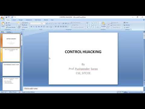 Control Hijacking