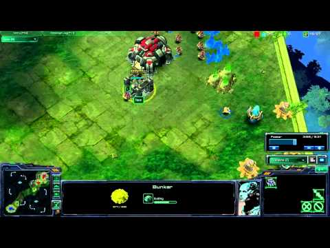SC2 TvP Photon Cannon Rush Counter as Terran