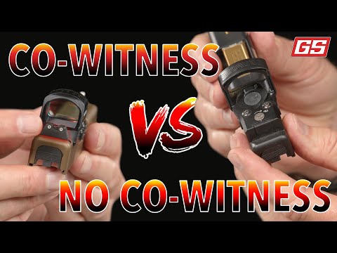 What is  Co-witness? Red Dot Optic Slide Cuts