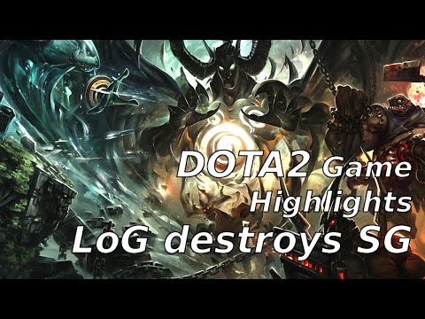 DOTA2 - LoG destroys SG - Tournament Highlights [DEC 2014]