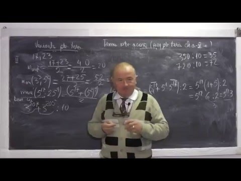 2/2 Lectia 746 Compararea a 2 puteri Teorema impartirii rest Media aritmetica Ultima cifra - Clasa 5