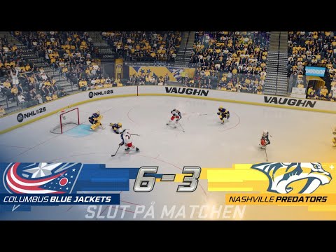 GAME 33 | Columbus Blue Jackets 6-3 Nashville Predators | NHL 25