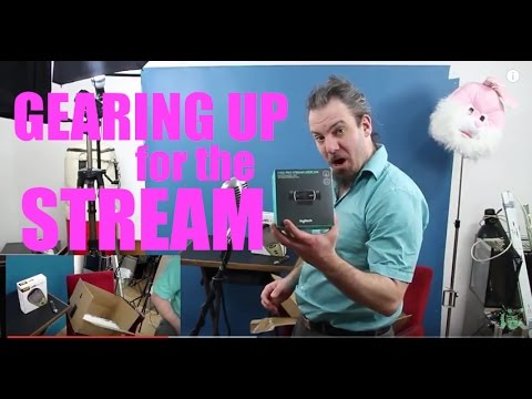 UNBOXING new GEAR | getting ready for LIVE STREAMING part one | behind the scenes MADNESS