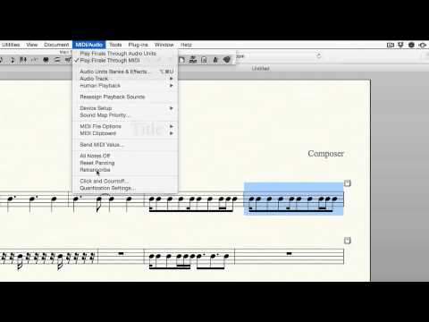 Finale Tip  - Retranscribe command