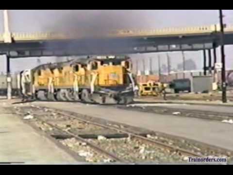 Classic Railroad Series 436 - UP 9233 East at San Bernardino February 27, 1989