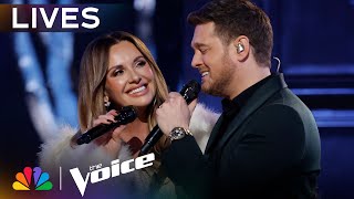 Michael Bublé and Carly Pearce Perform &quot;Maybe This Christmas&quot; | The Voice | NBC
