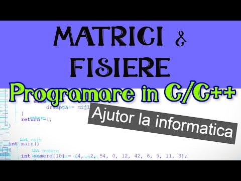 Matrici si fisiere in C/C++ • PROBLEME TRIMISE DE ABONATI