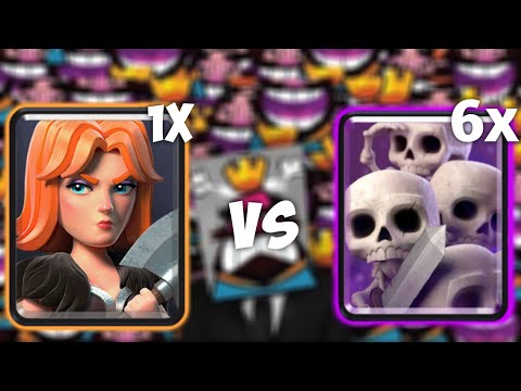 Can 6x Skeleton Army defeat 1x Valkyrie ?