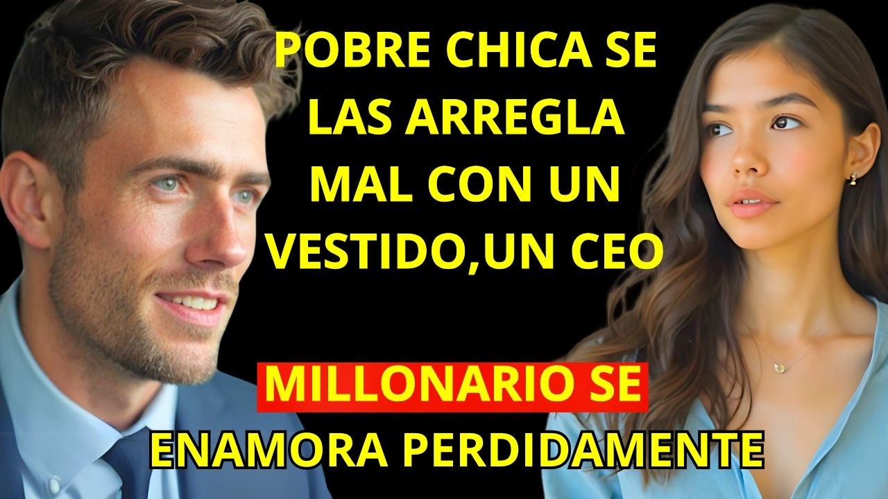 POBRE CHICA SE LAS ARREGLA MAL CON UN VESTIDO,UN CEO  MILLONARIO SE   ENAMORA PERDIDAMENTE
