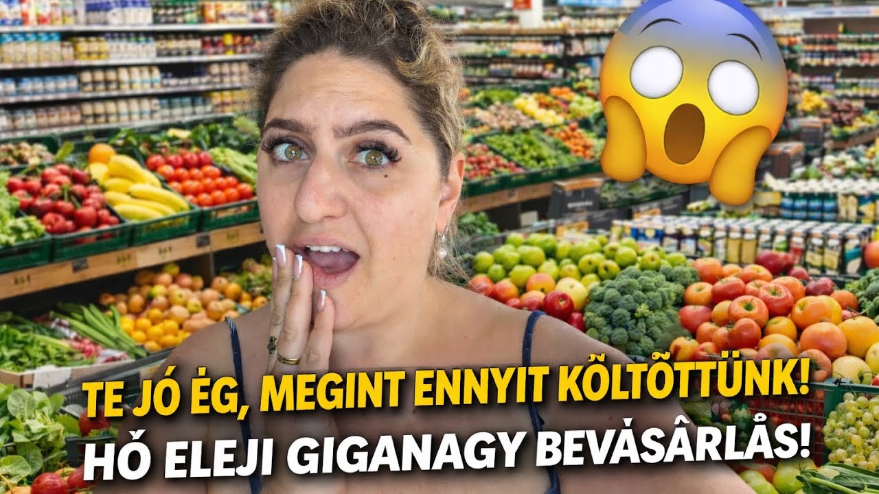 100 EZER +++ 😱😱🥕:: HÓ ELEJI GIGANAGY BEVÁSÁRLÁS EGY 10 FŐS CSALÁDNAK :: @vivinaploja 