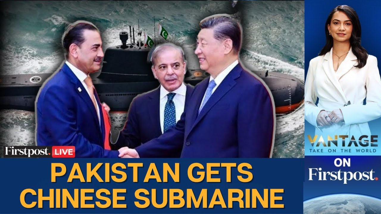 LIVE: Pakistan Inducts First Chinese Attack Submarine: Concern for India?