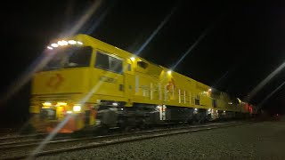 Down 7MP1 Aurizon container train with ACD6061 ACD6053 G533 and CrewCar at Gheringhap loop 3/5/2025