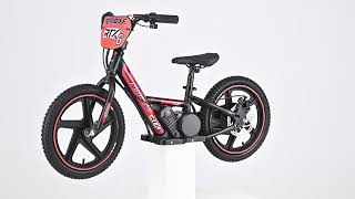 Bilanciatrice elettrica per bambini RIRIBIKE RTX6 24V (16"), rossa, batteria al litio, motore 250 W,