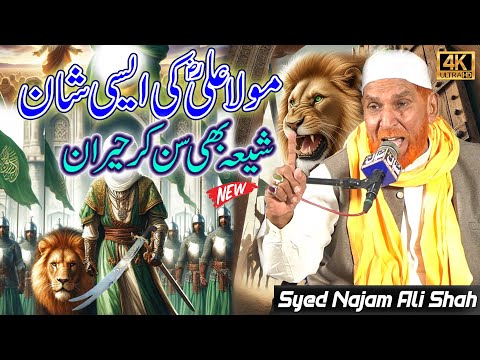 Najam Shah || Mola Ali R.A Kay Ilm Ki Shan || Najam Shah Bayan || Wali e Konian