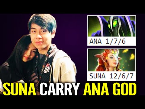 ANA GOT CARRIED BY HIS GIRLFRIEND SUNA!!! WTF She Play So Good Enchantress Guide Dota 2 Pro Gameplay