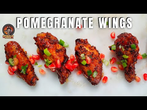 Smoked Pomegranate Chicken Wings Recipe