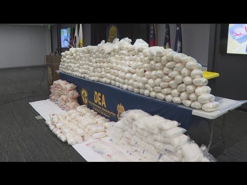 More than 1K of meth seized in drug bust